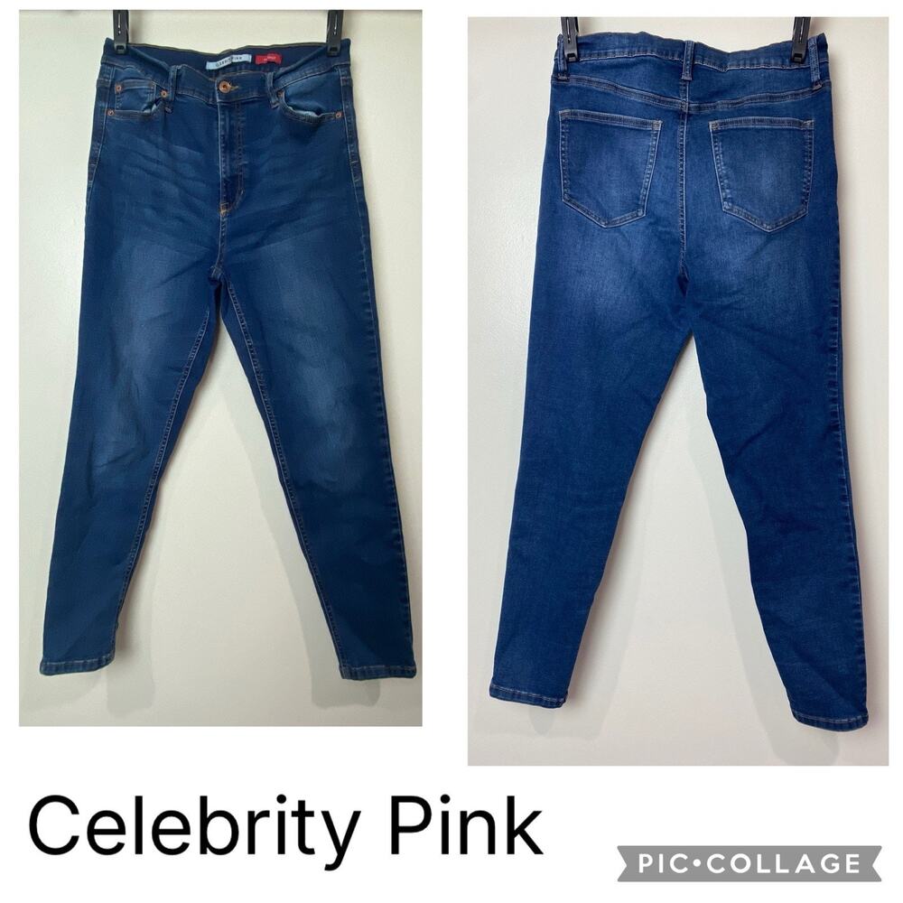 Celebrity Pink The Spice Denim Blue Jeans Woman’s Junior's Sz 13 / 31 GUC
